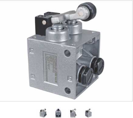 5/2 Poppet Type Roller Lever Valve